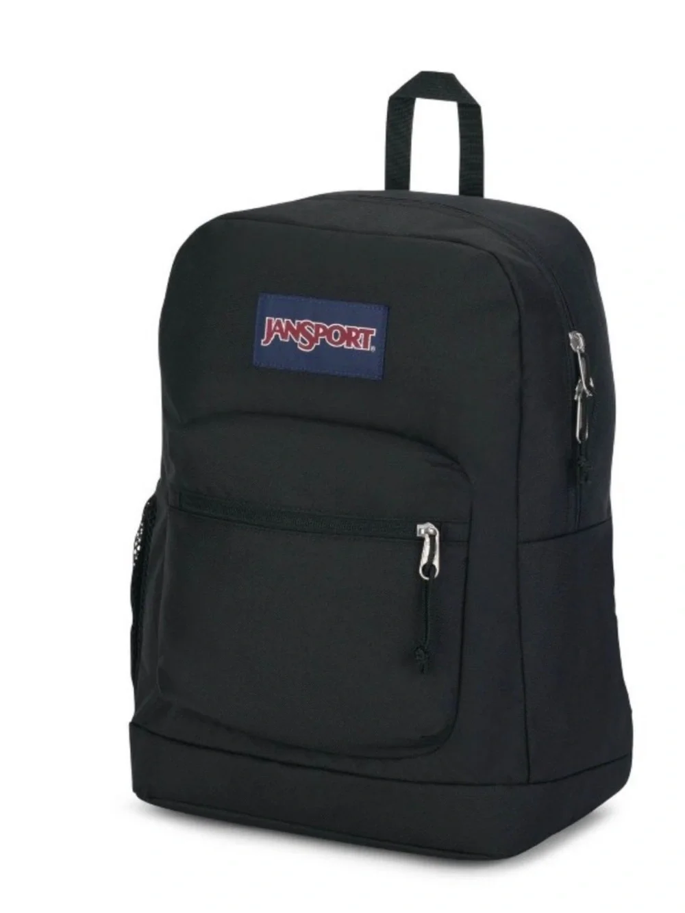 JanSport Black Everyday Backpack with Front Zip Pocket